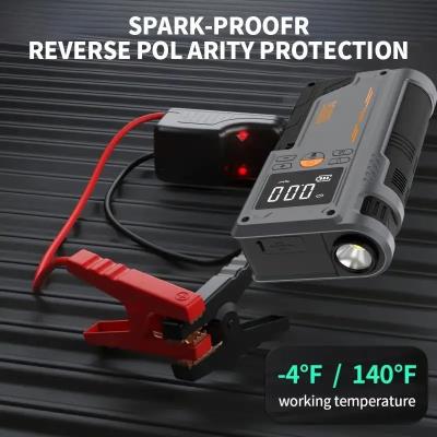 wholesale quality portable car jump starter and tire inflator 